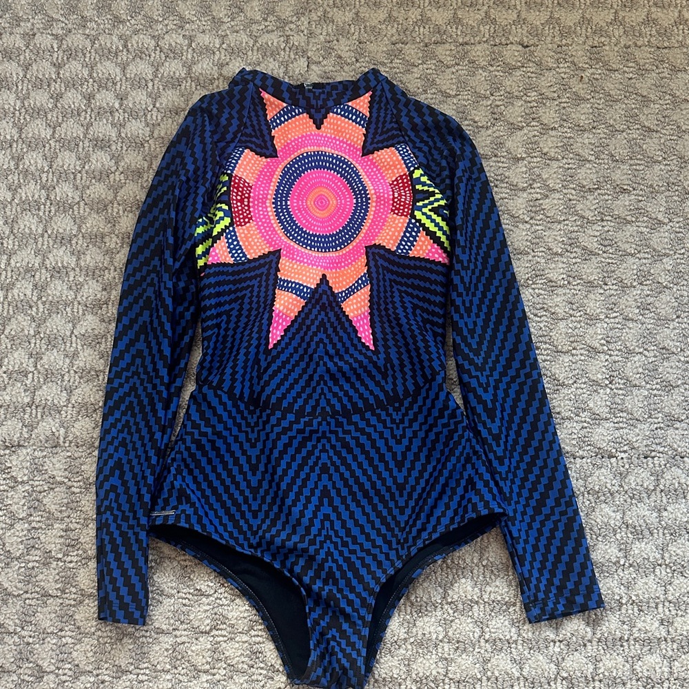 Mara Hoffman Long Sleeve Swimsuit
